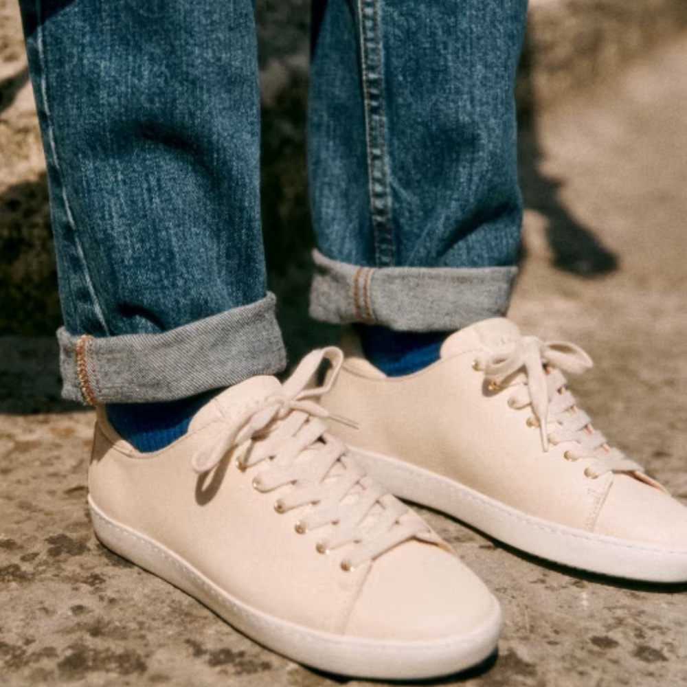 Sezane White Tennis Shoe